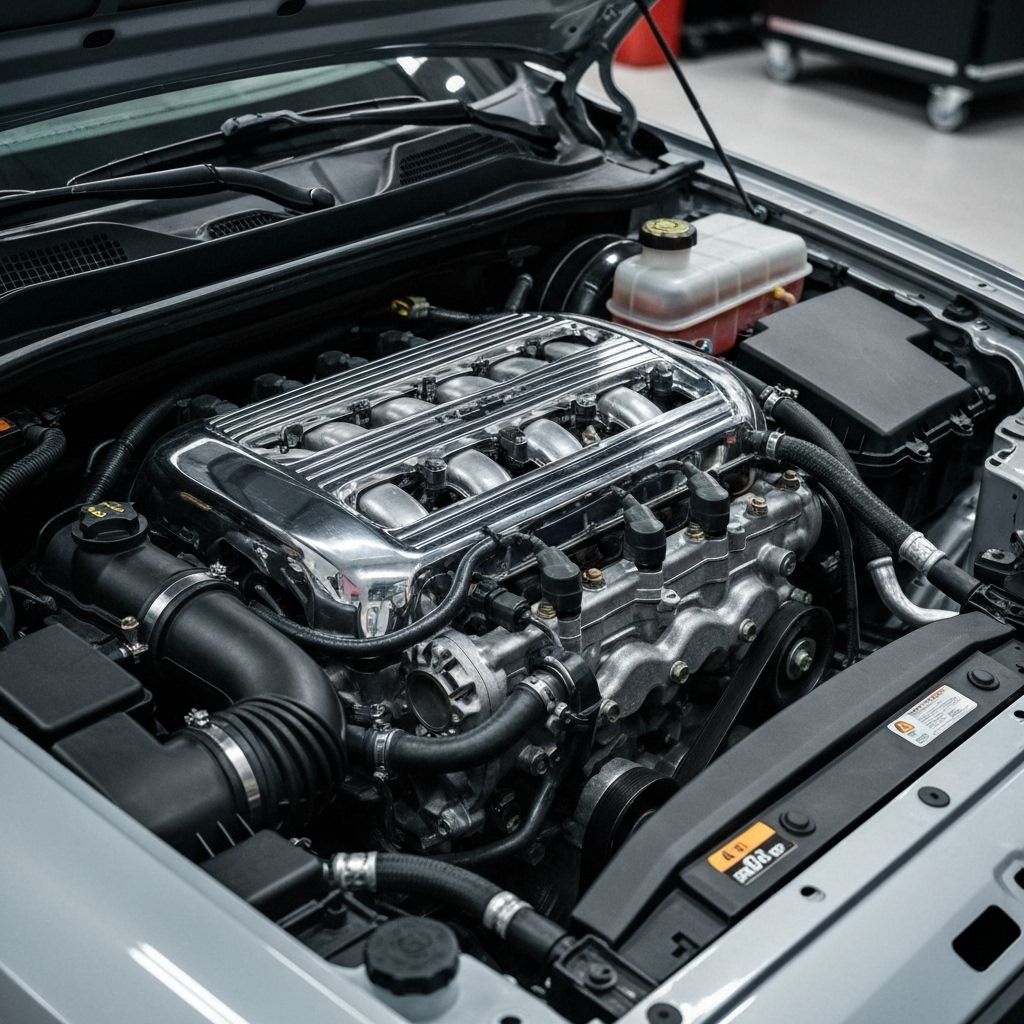 Engine Bay Cleaning - After